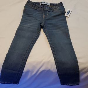 Girls/ toddler skinny pull on jeggings